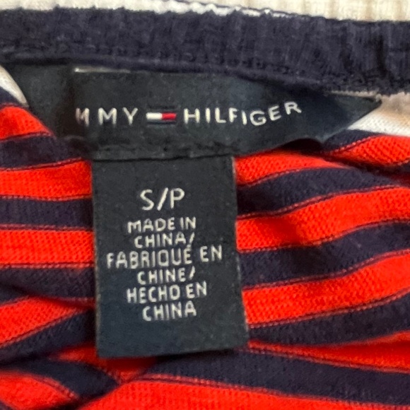 Tommy Hilfiger Strapless Nautical Maxi Dress Size Small Petite - Picture 4 of 8